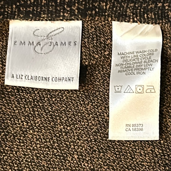 Emma James 2 piece zip up jacket  and long midi length skirt fall career wear - Picture 3 of 4